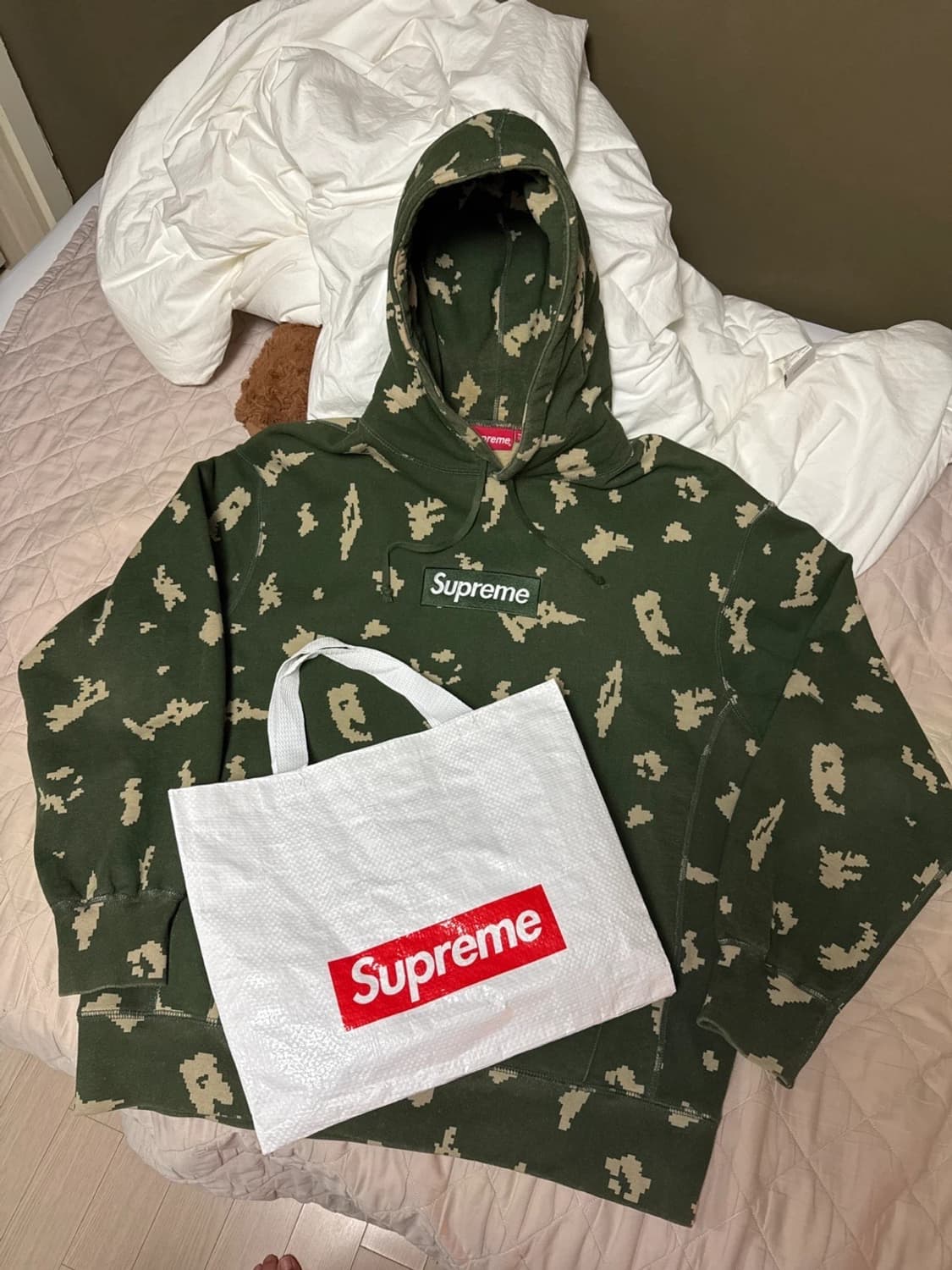 슈프림 러시안카모 후드티 xl 상품이미지1