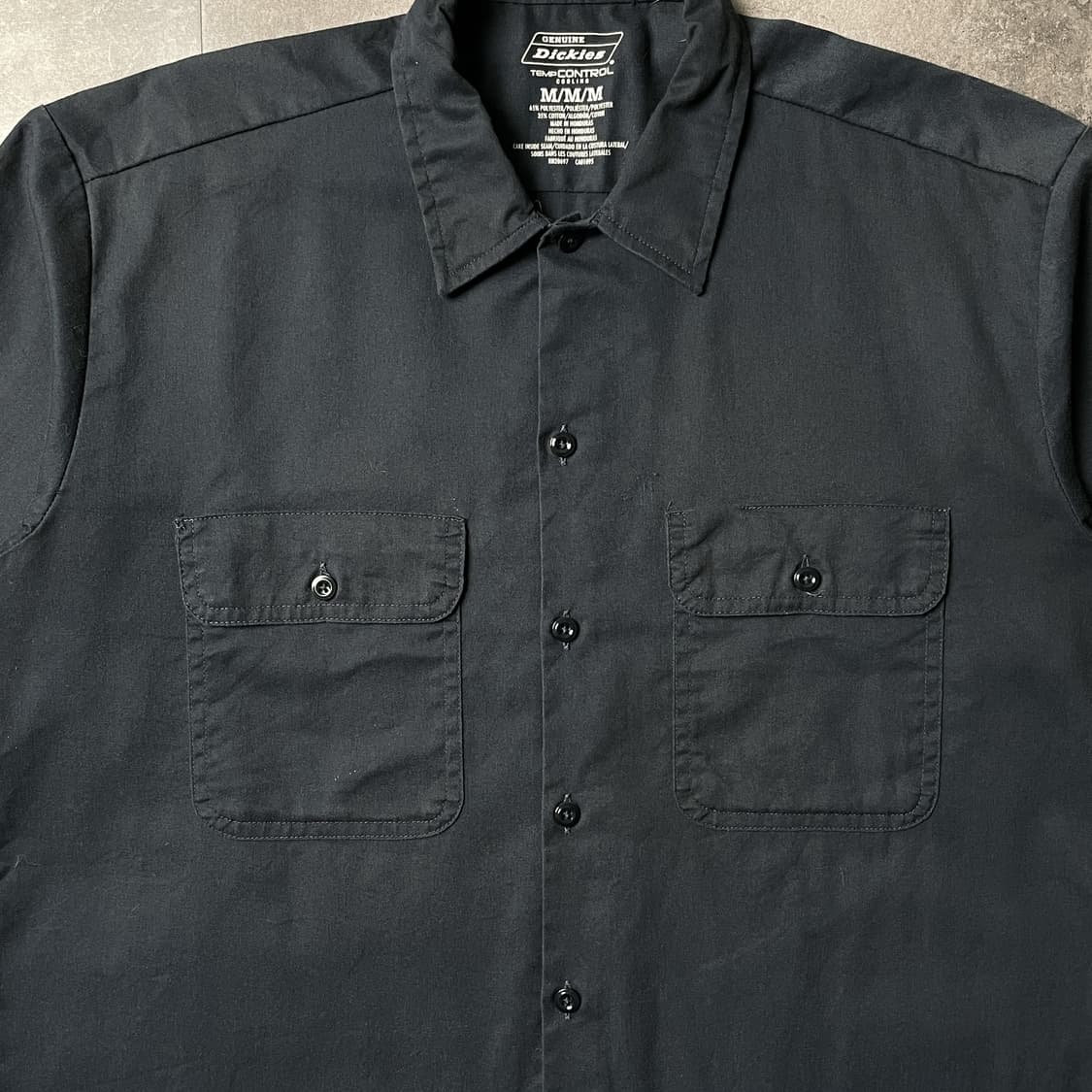 DICKIES 디키즈 네이비 플랩포켓 반팔 워크셔츠 A01137 상품이미지3