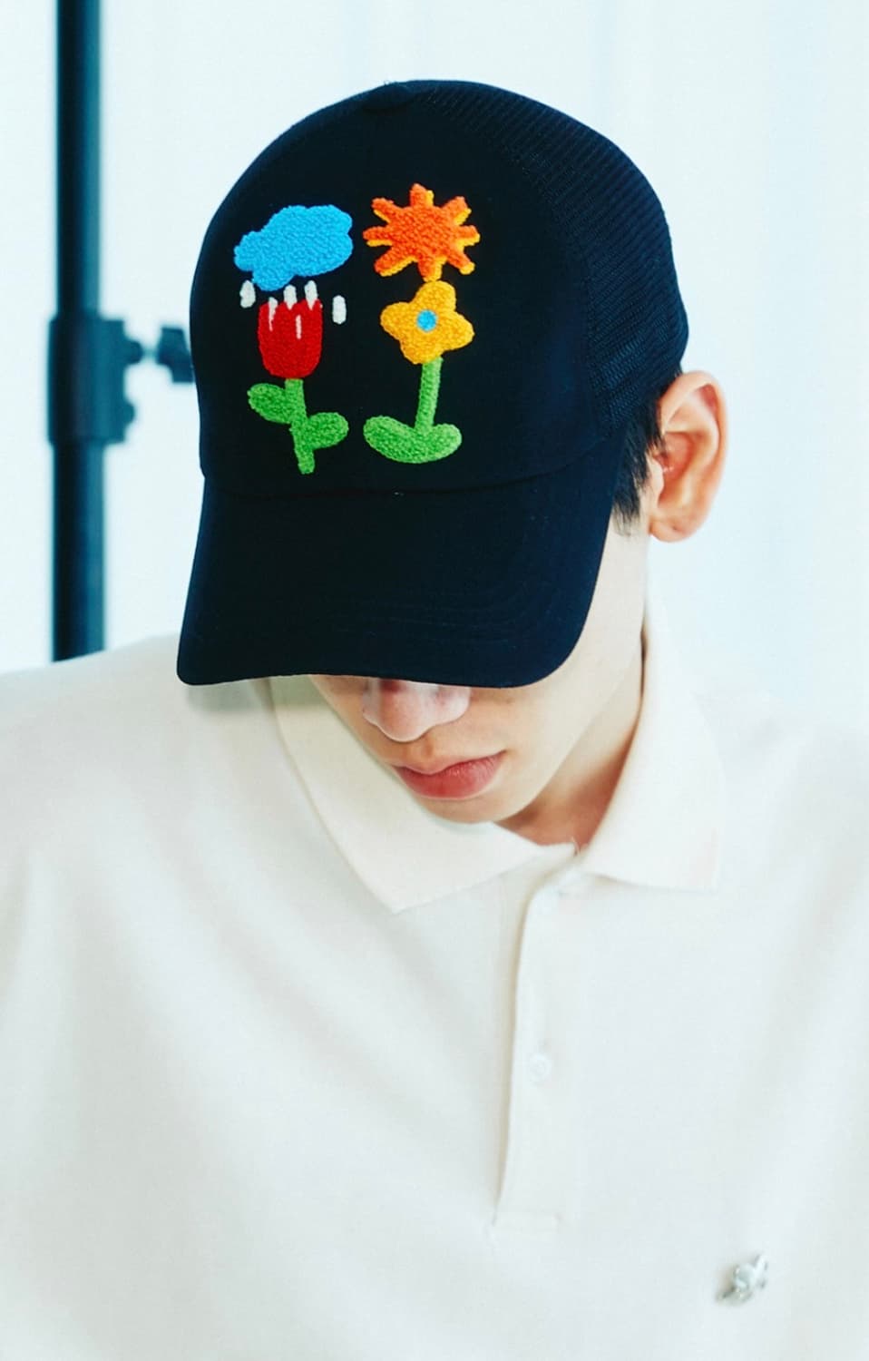 미스터차일드 굿 웨더 메쉬 볼캡 모자 블랙 상품이미지4