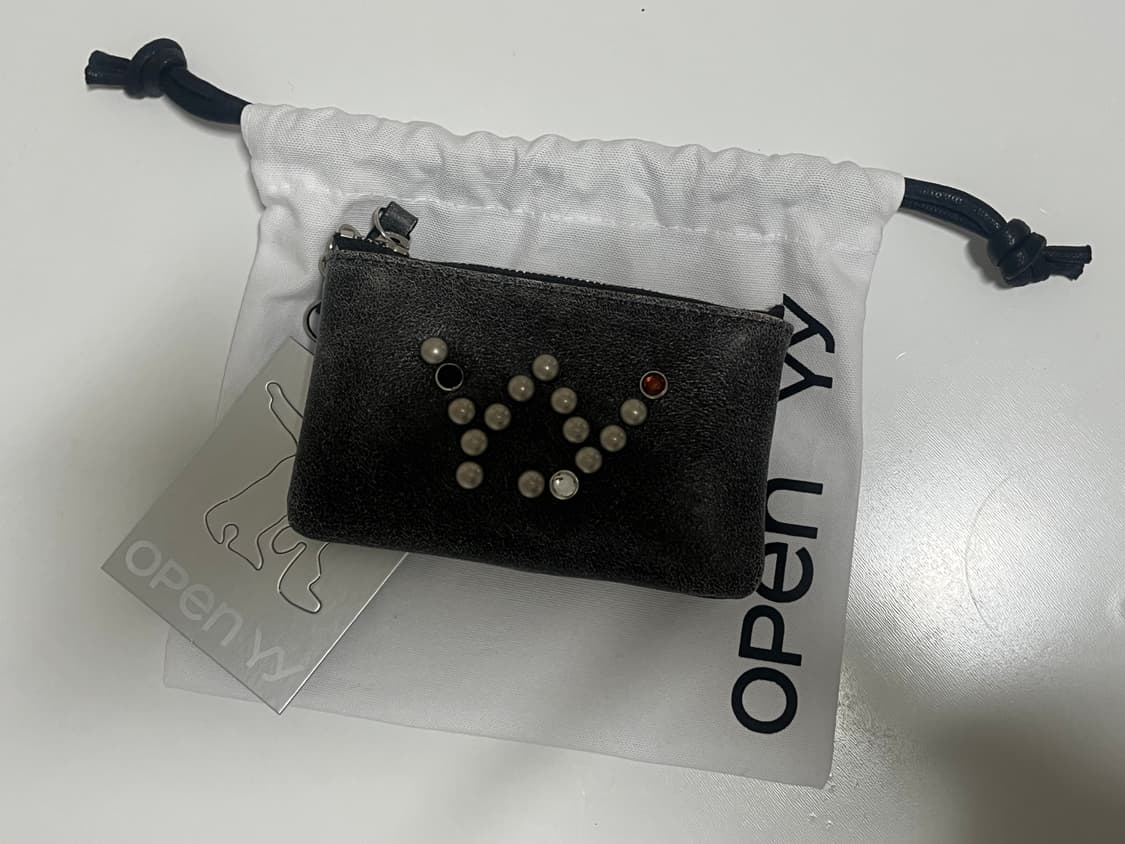 [새상품/당일배송] 오픈와이와이 스터드 체인 월렛 open yy 상품이미지2