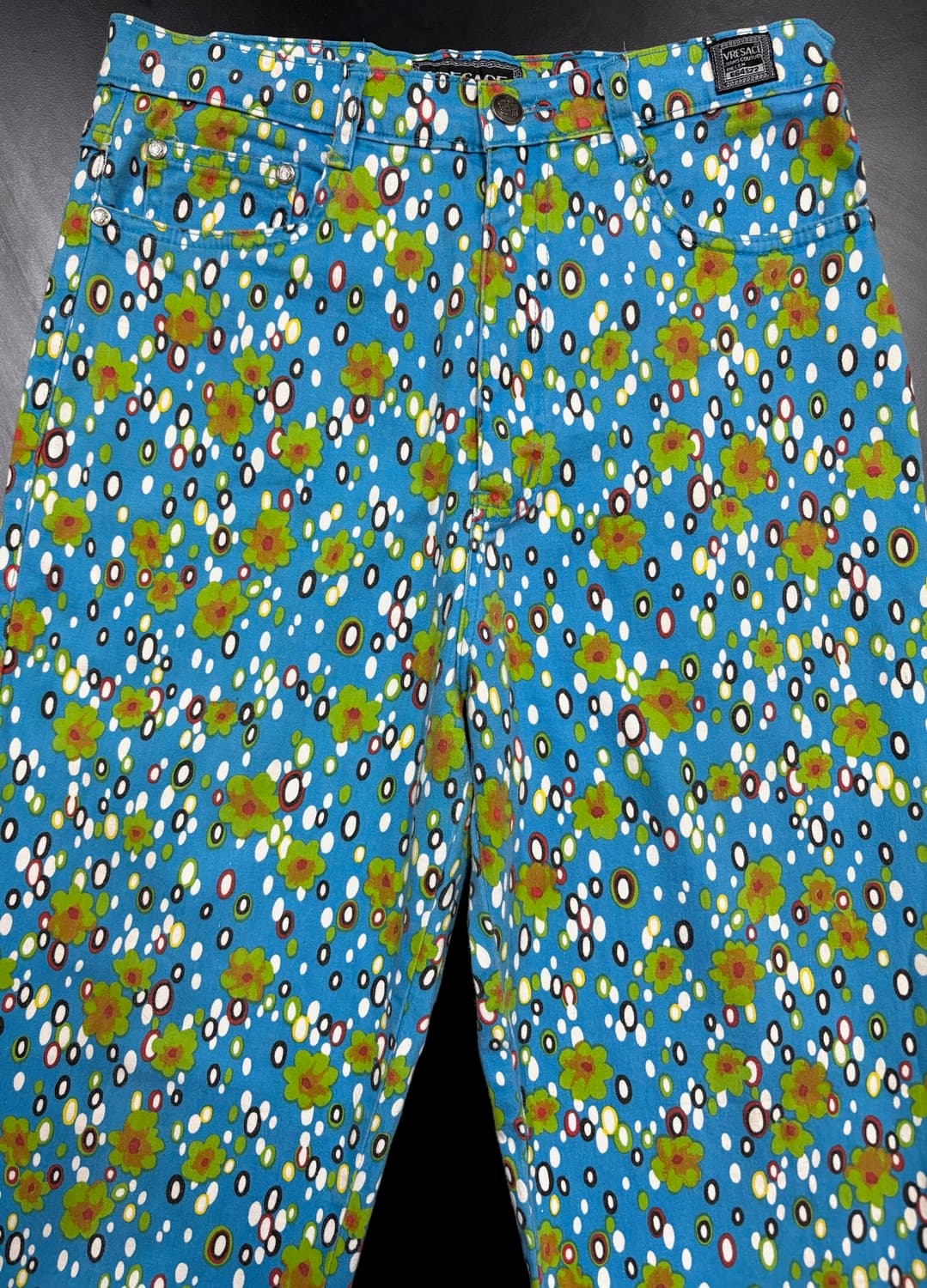 베르사체 VERSACE 플라워 플로럴 팬츠 상품이미지3