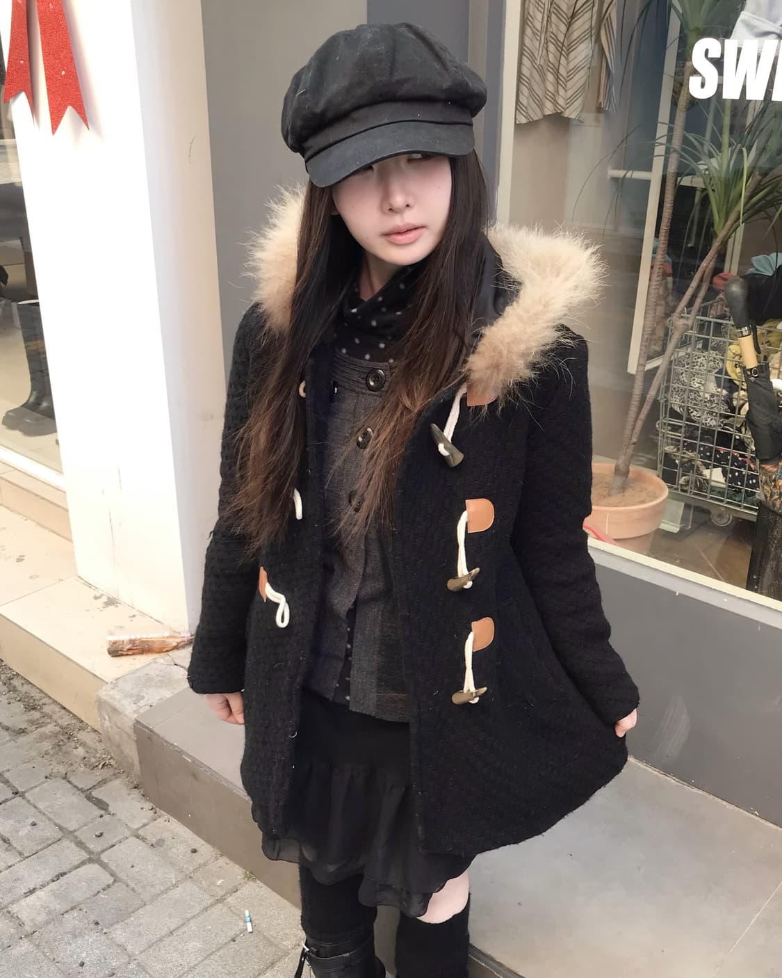 (5ps) 블랙 소녀 코디 세트 🤍 상품이미지1