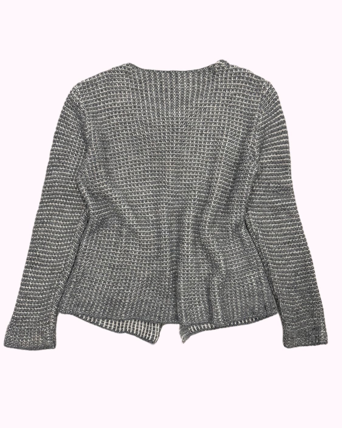 waffle knit ribbon cardigan 상품이미지4