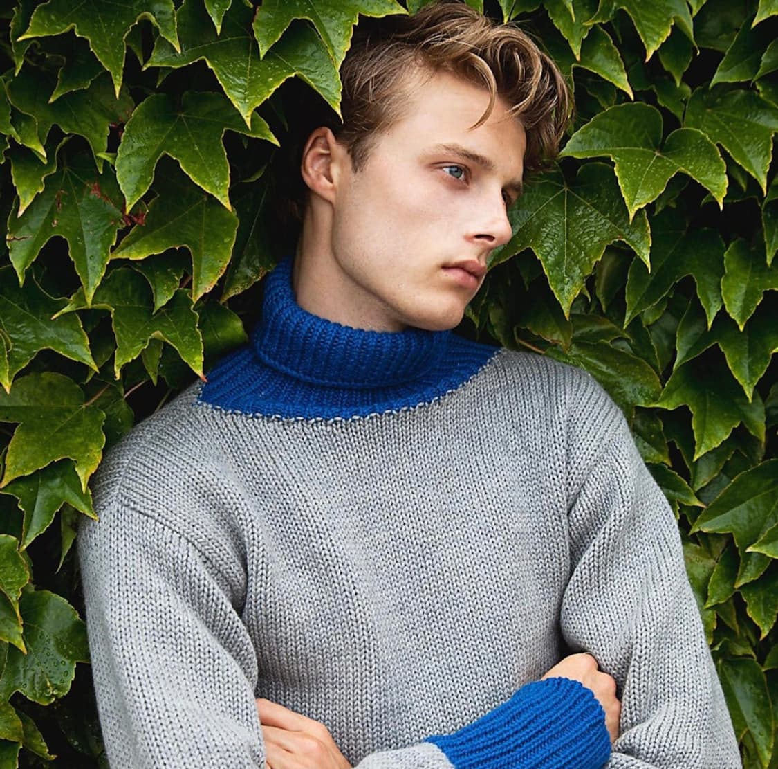 (나이젤 카본 착용)나이젤 카본 조지로우 롤 넥 니트 스웨터 46 정품 상품이미지6