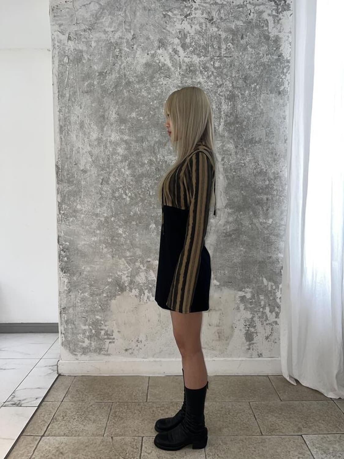 halter stripe dress 상품이미지4