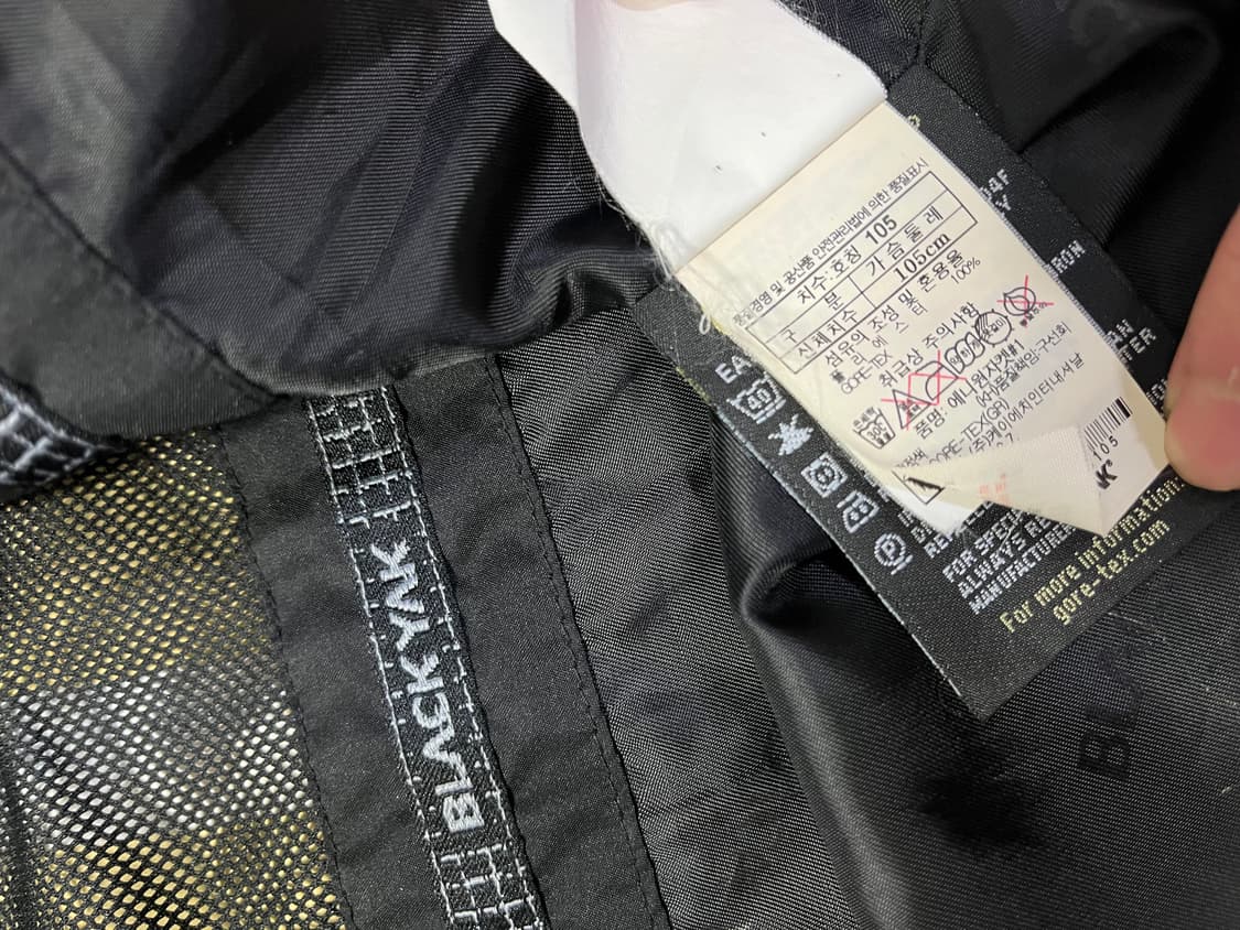 블랙야크 고어텍스 바람막이 자켓 XL 상품이미지6