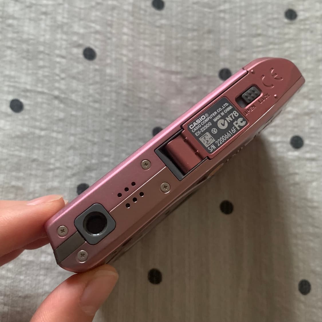 카시오 엑슬림 Z2300 핑크 빈티지 카메라  상품이미지5