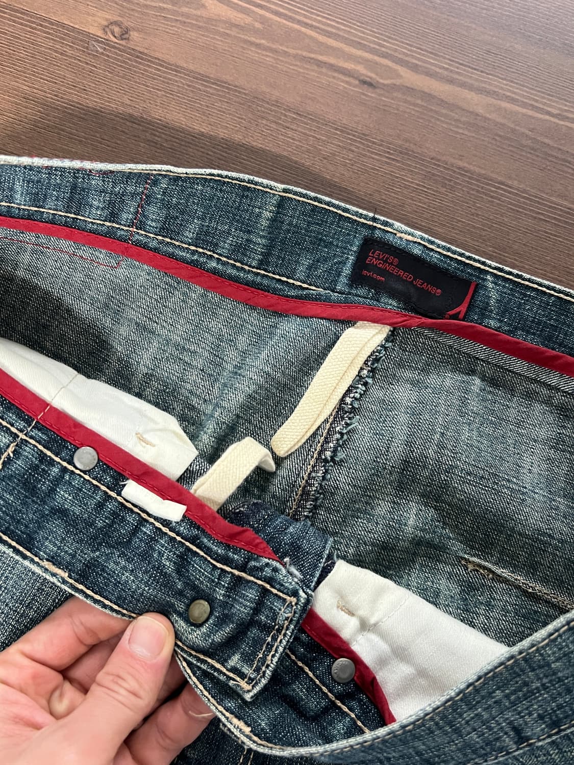 Levis 리바이스 엔지니어드 진스 나팔핏 부츠컷 데님 팬츠 상품이미지7
