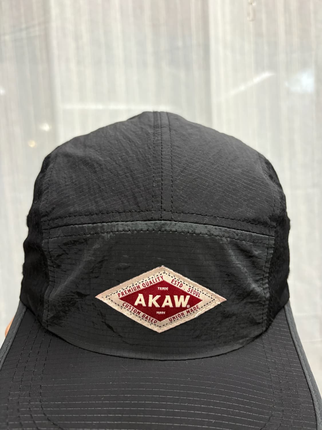 AKAW 아카우 투톤 캠프캡 러닝캡 모자 Size: Free Size   상품이미지3