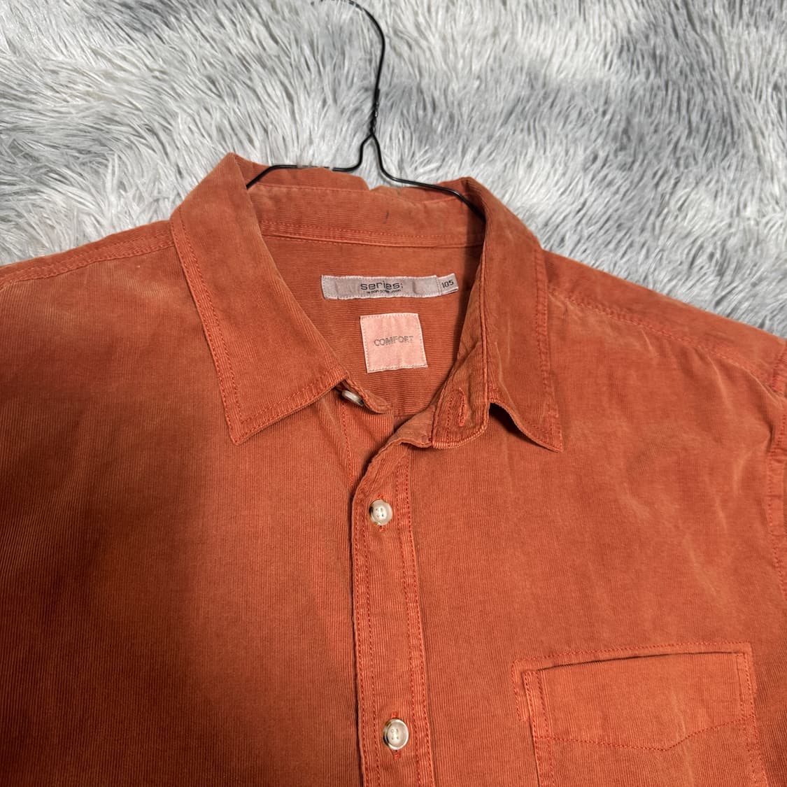 코오롱 시리즈 코듀로이 셔츠 105사이즈 상품이미지2