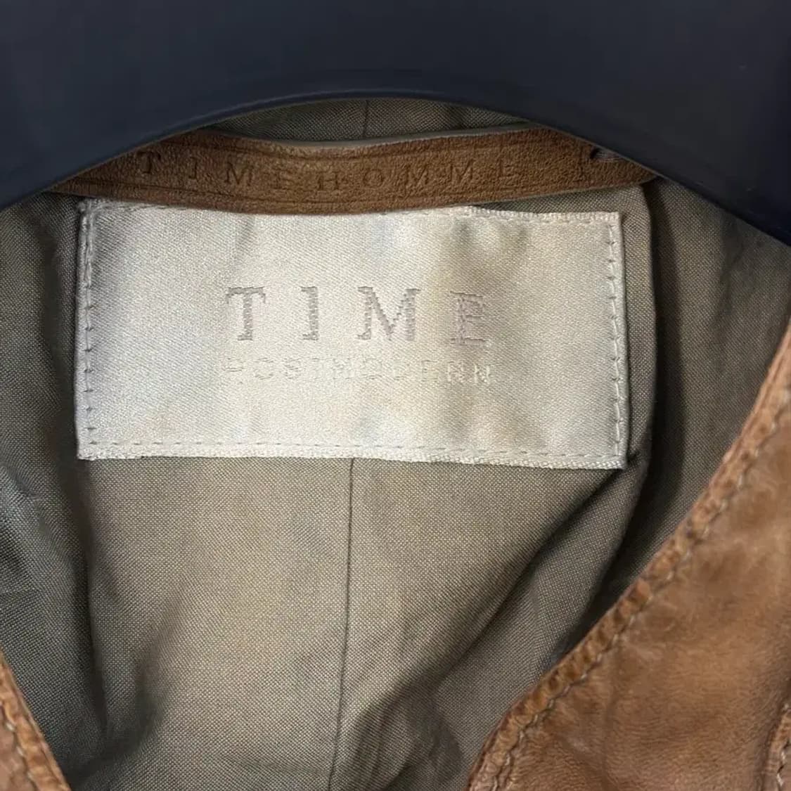 TIME HOMME vintage leather jacket 105 상품이미지5