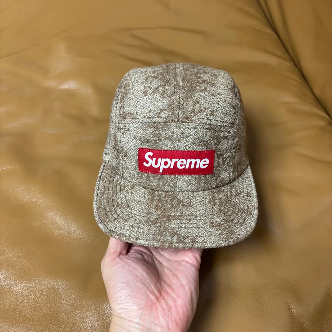Supreme 슈프림 스네이크 캠프캡 모자 (Snake Skin) 상품이미지2