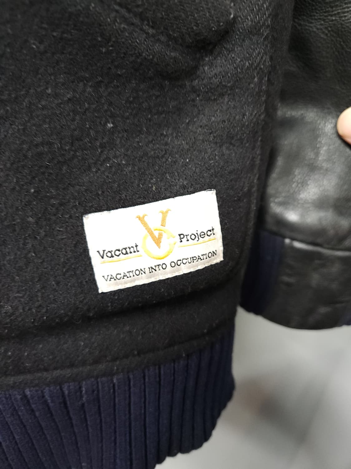 베이컨트 프로젝트 Vacant Project 소가죽 바시티 스타디움 자켓 상품이미지5