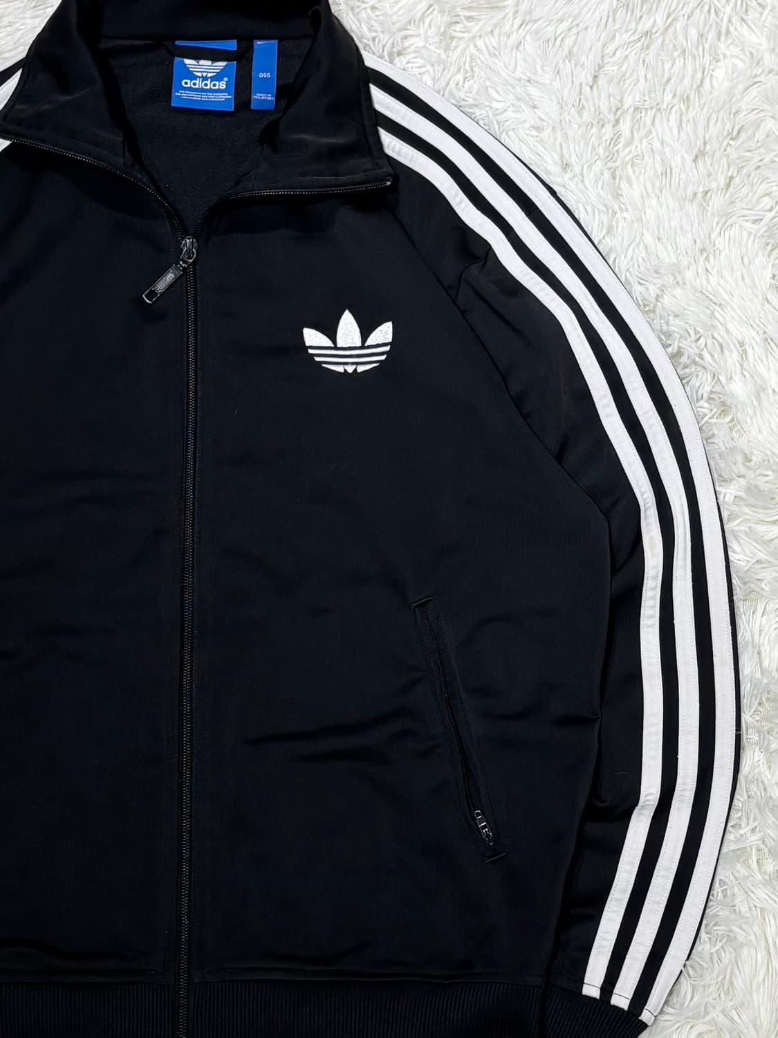 아디다스 파이어버드 블랙 삼선 트랙탑 상품이미지6