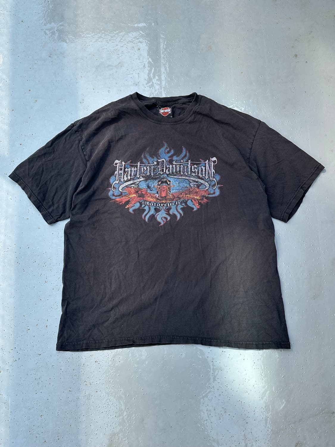 [할리데이비슨] •00s Vintage Chunky River Tee 상품이미지1