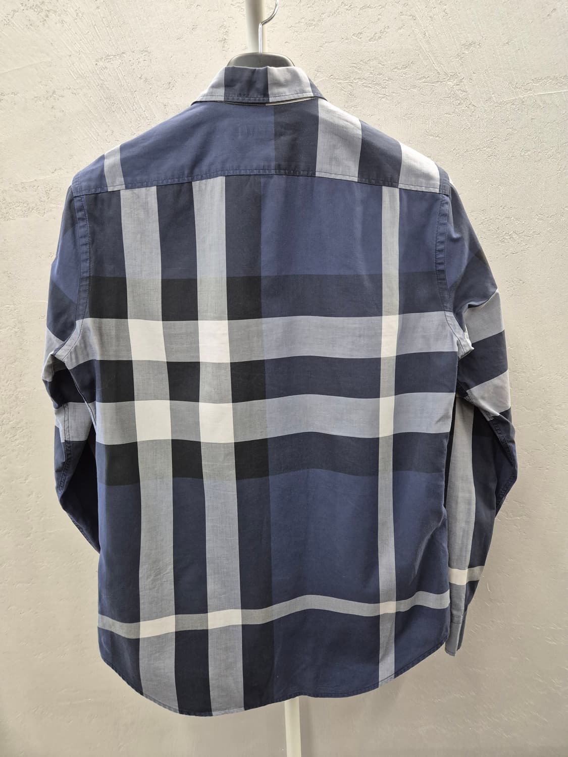 버버리남색 체크셔츠  상품이미지3