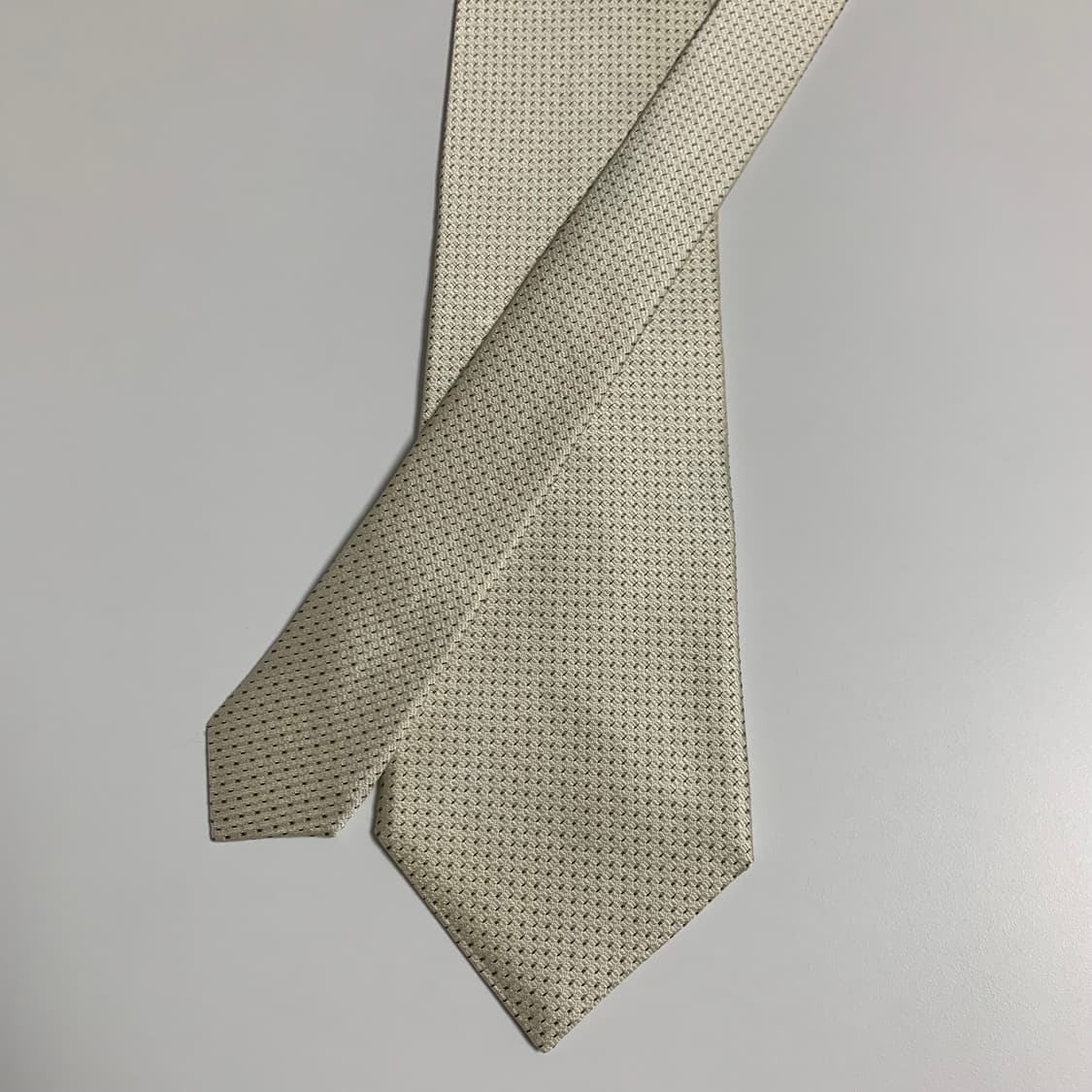 조르지오 알마니 명품넥타이 화이트컬러 100실크 A+등급 상품이미지3