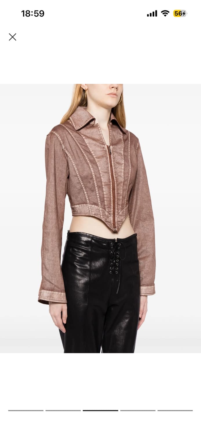 장폴고티에 코르셋데님자켓 새상품 상품이미지3