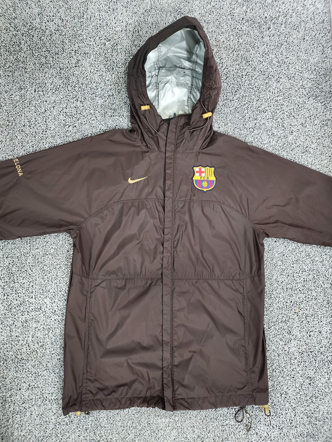 //나이키 바르셀로나 초코 브라운 후드 바람막이 S 상품이미지1