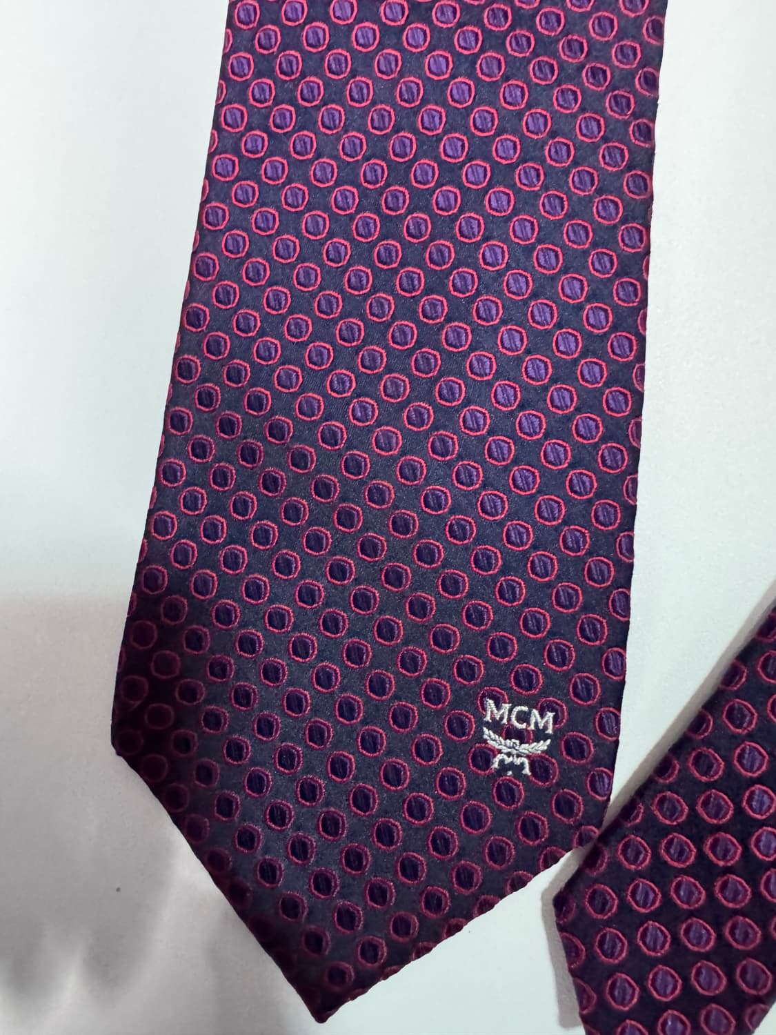 MCM 정품 패턴 넥타이 상품이미지2