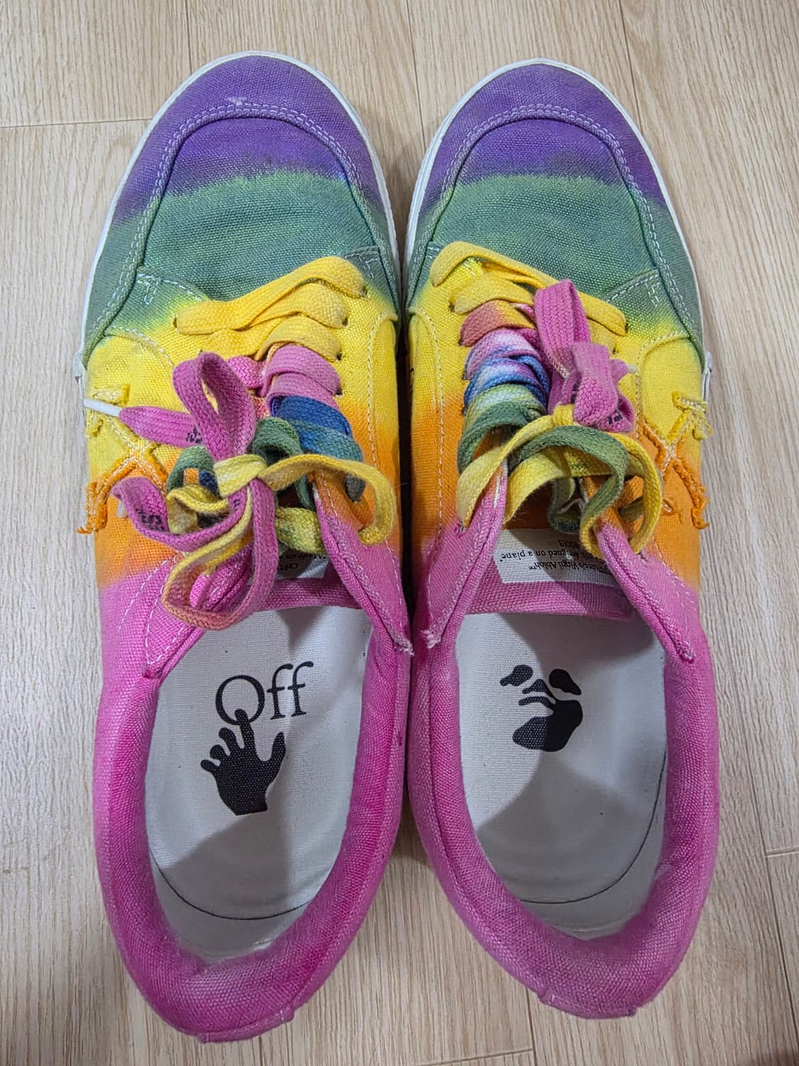 오프화이트 애로우 로우 벌크 스니커즈 운동화 43 (270) G08848 상품이미지4