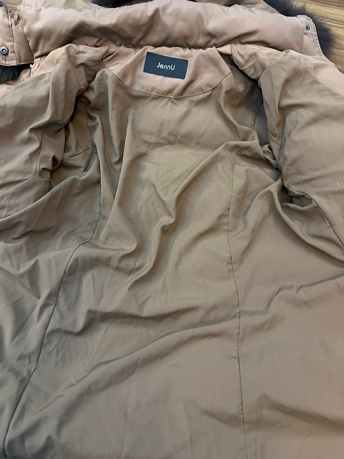 새상품 JennU 롱 다운 코트 (55) 상품이미지9