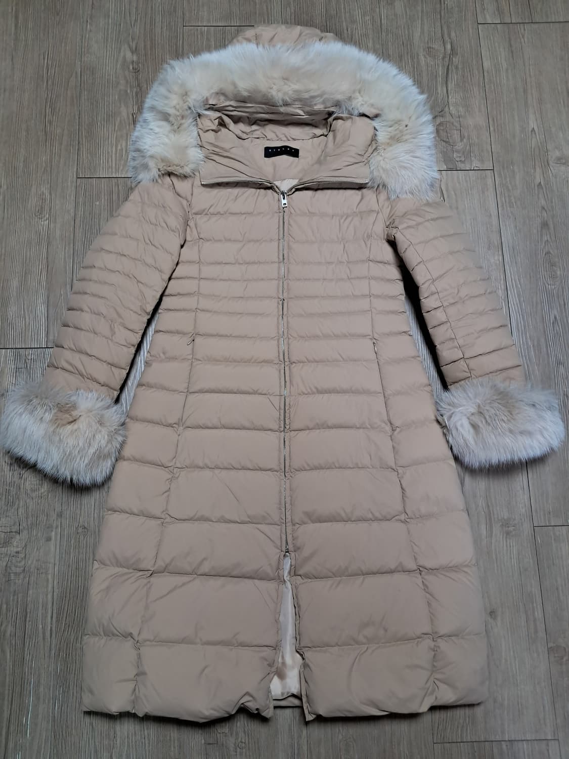 시슬리 폭스퍼 롱패딩 42 상품이미지1