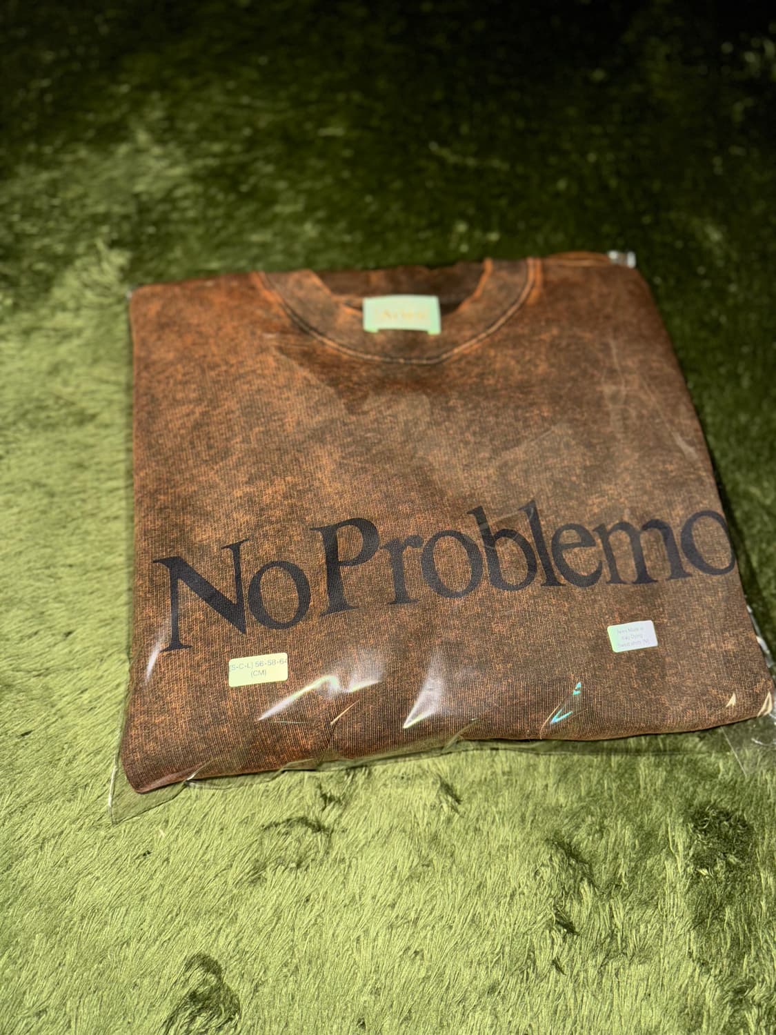 [M] ARIES 애리즈 No problemo 애시드 워싱 스웻셔츠 상품이미지10