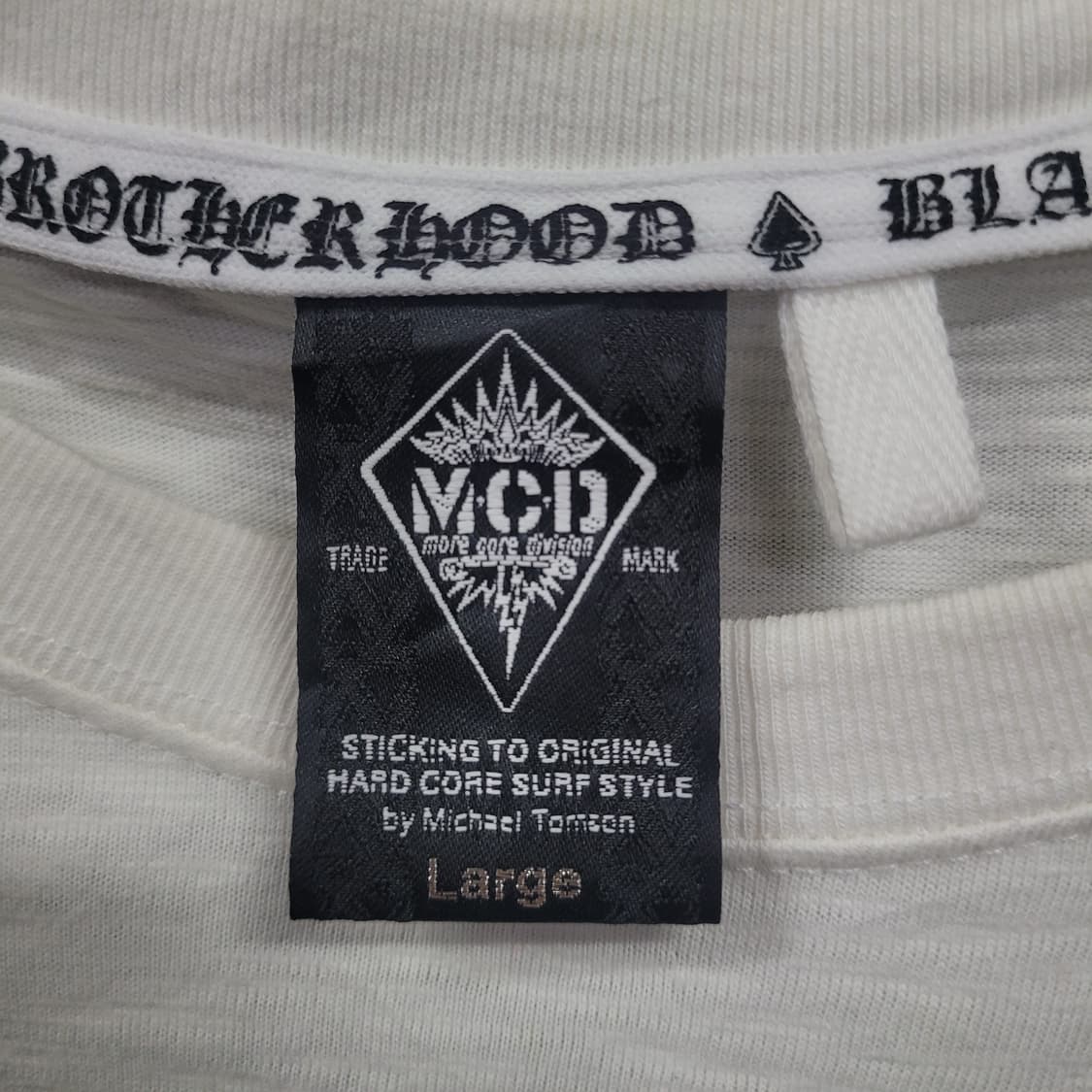 MCD More Core Division 자수로고 락밴드 셔츠 상품이미지7