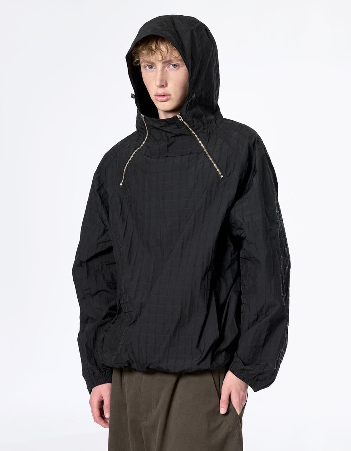 로어즈 플레이드 집 아노락 바람막이 L 상품이미지1