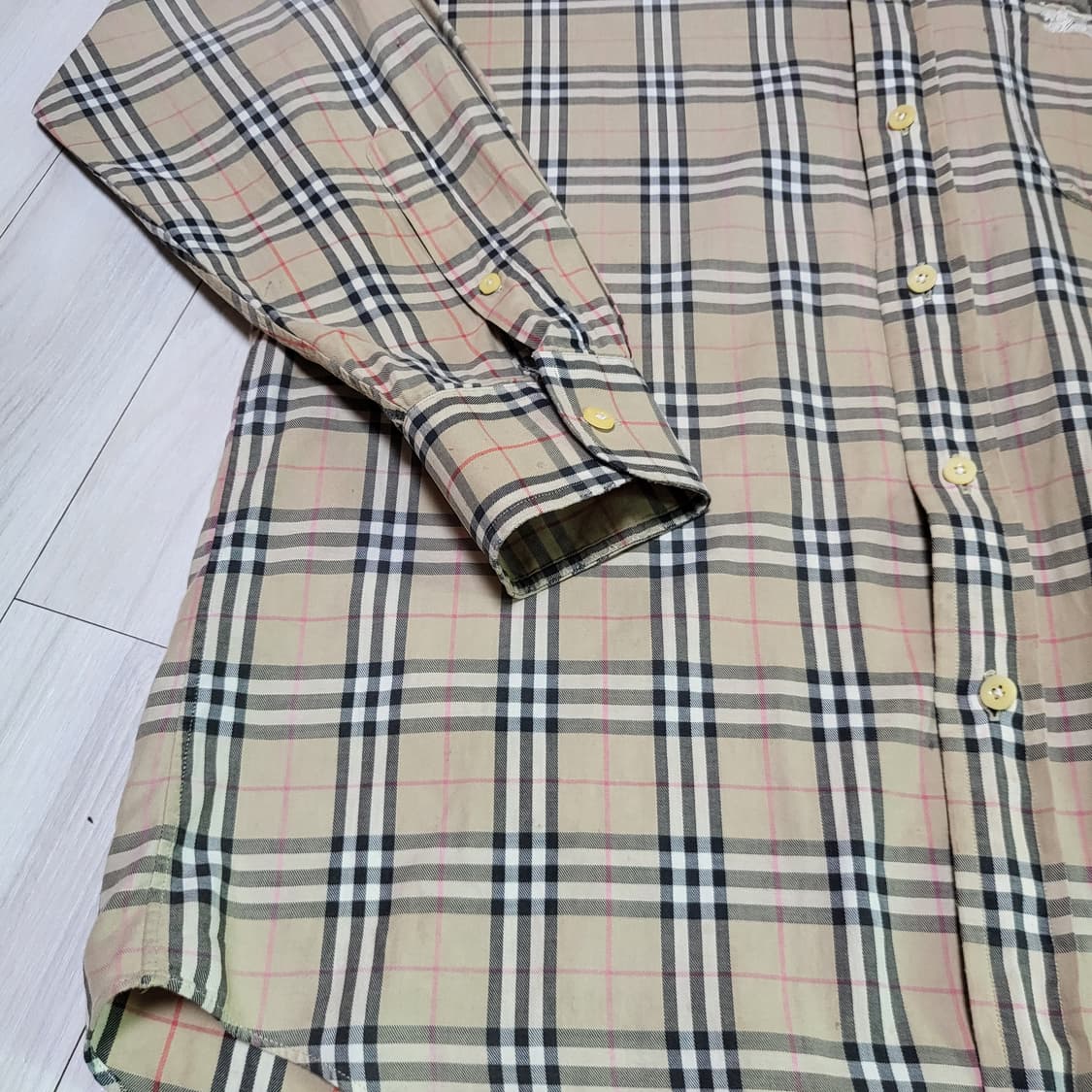 (M) 버버리셔츠 Burberrys 노바체크 버버리체크셔츠 상품이미지8