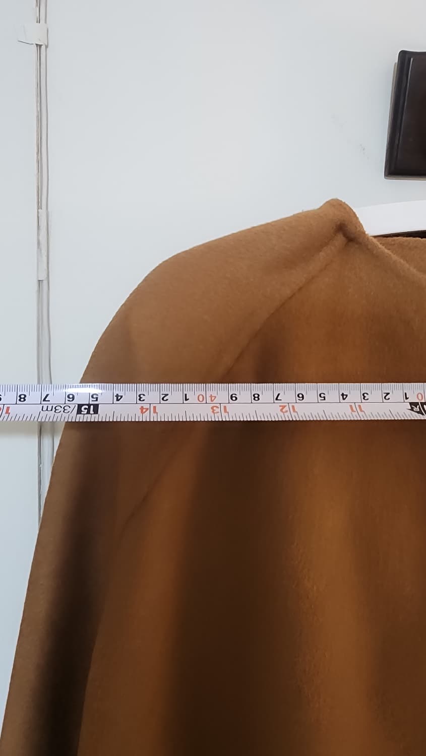 ZARA 여성 카멜 브라운 케이프 코트 XS 상품이미지5