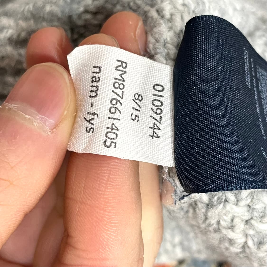 타미힐피거 그레이 꽈배기 아크릴혼방 니트 여성L 상품이미지7