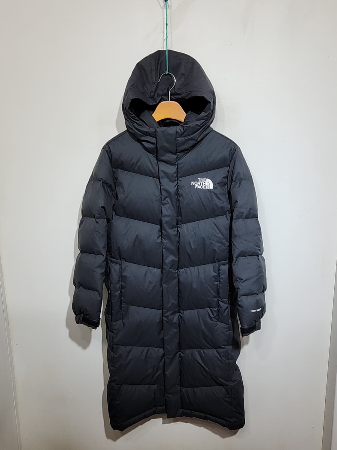 (S) 노스페이스 거위털 롱패딩 점퍼 진회색 구스다운 후드코트  상품이미지1