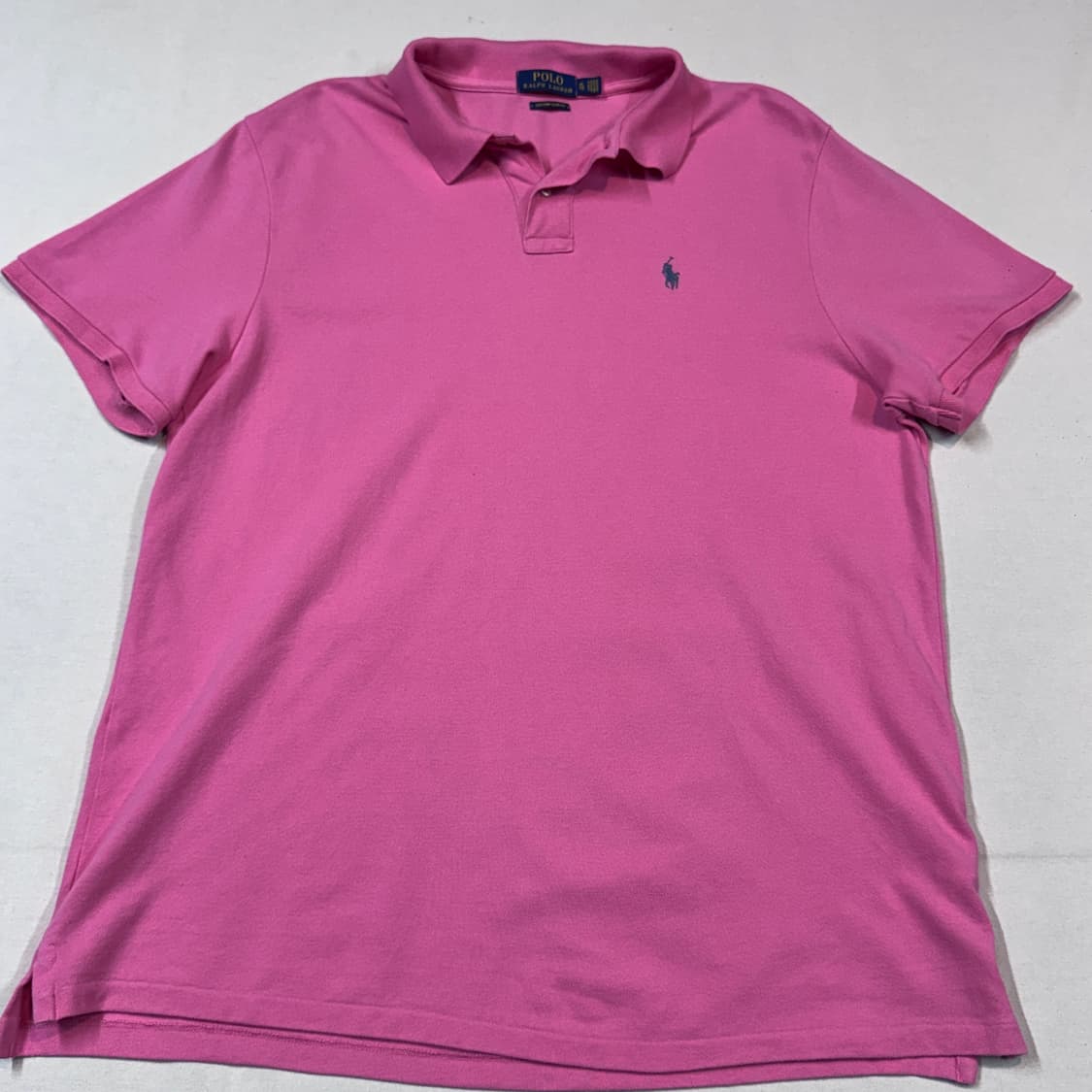 XL) 폴로 랄프로렌 클래식 반팔 카라티 PK 핑크 상품이미지2