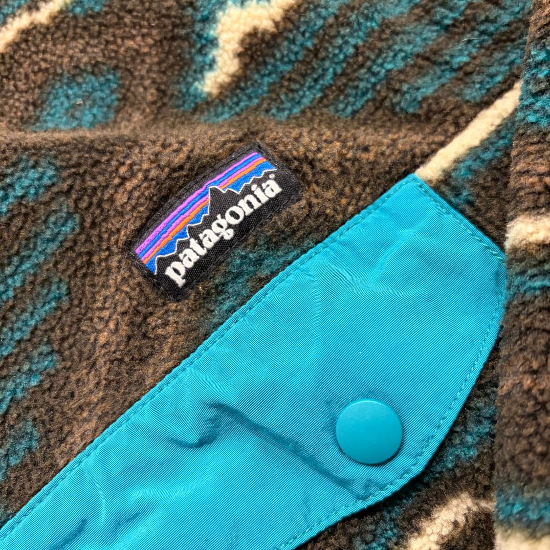 [M] 12FW 파타고니아 신칠라 빈티지 패턴 플리스 후리스 B794 상품이미지4