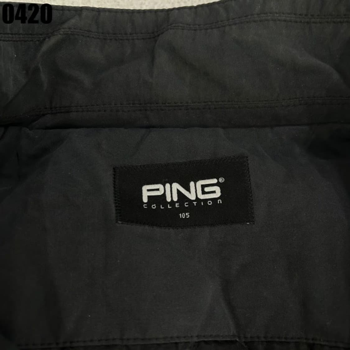 PING 남성 블랙 야상 점퍼 XL 상품이미지2