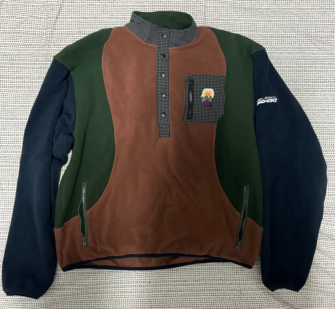 브레인데드 풀오버 플리스 자켓 상품이미지1