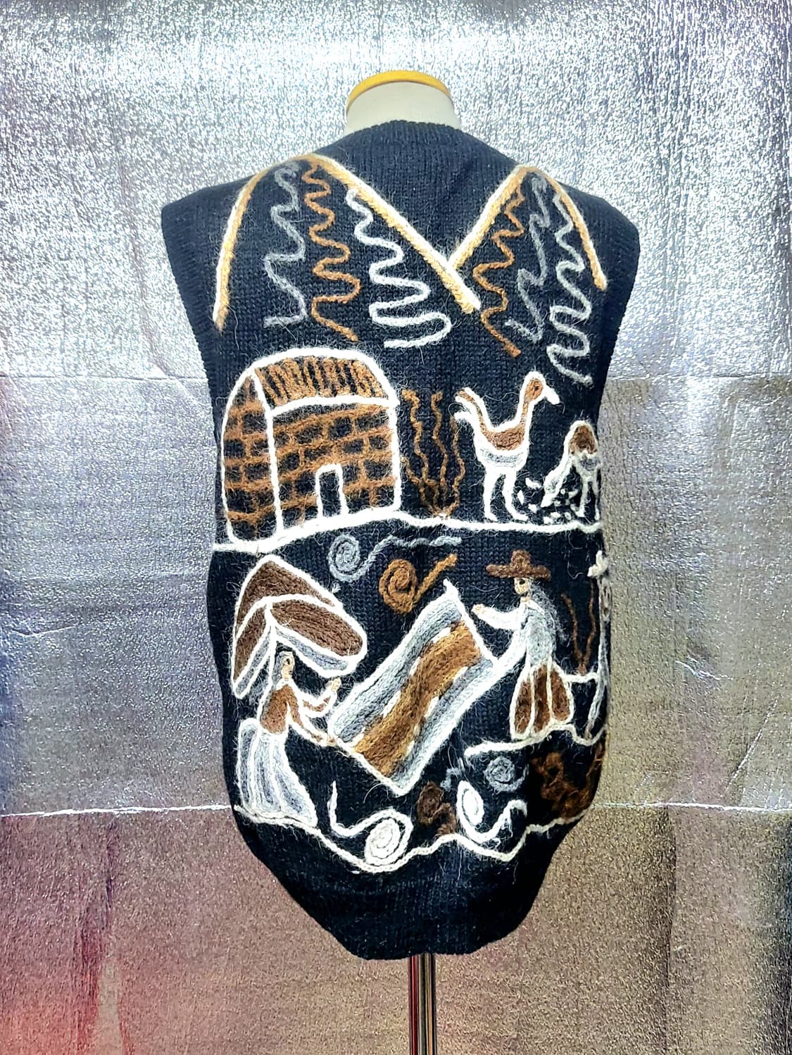 ♤필독♤ 빈티지 알파카 베스트 상품이미지1