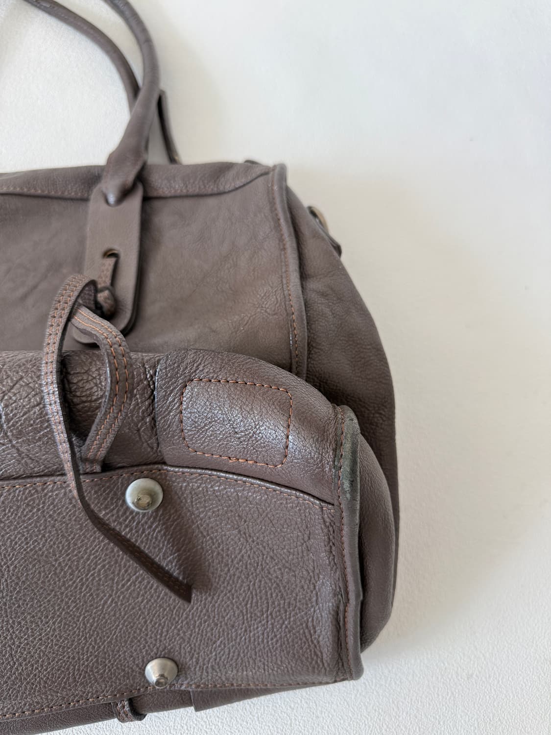 Pre owned 레더 숄더백(큰사이즈) 상품이미지7