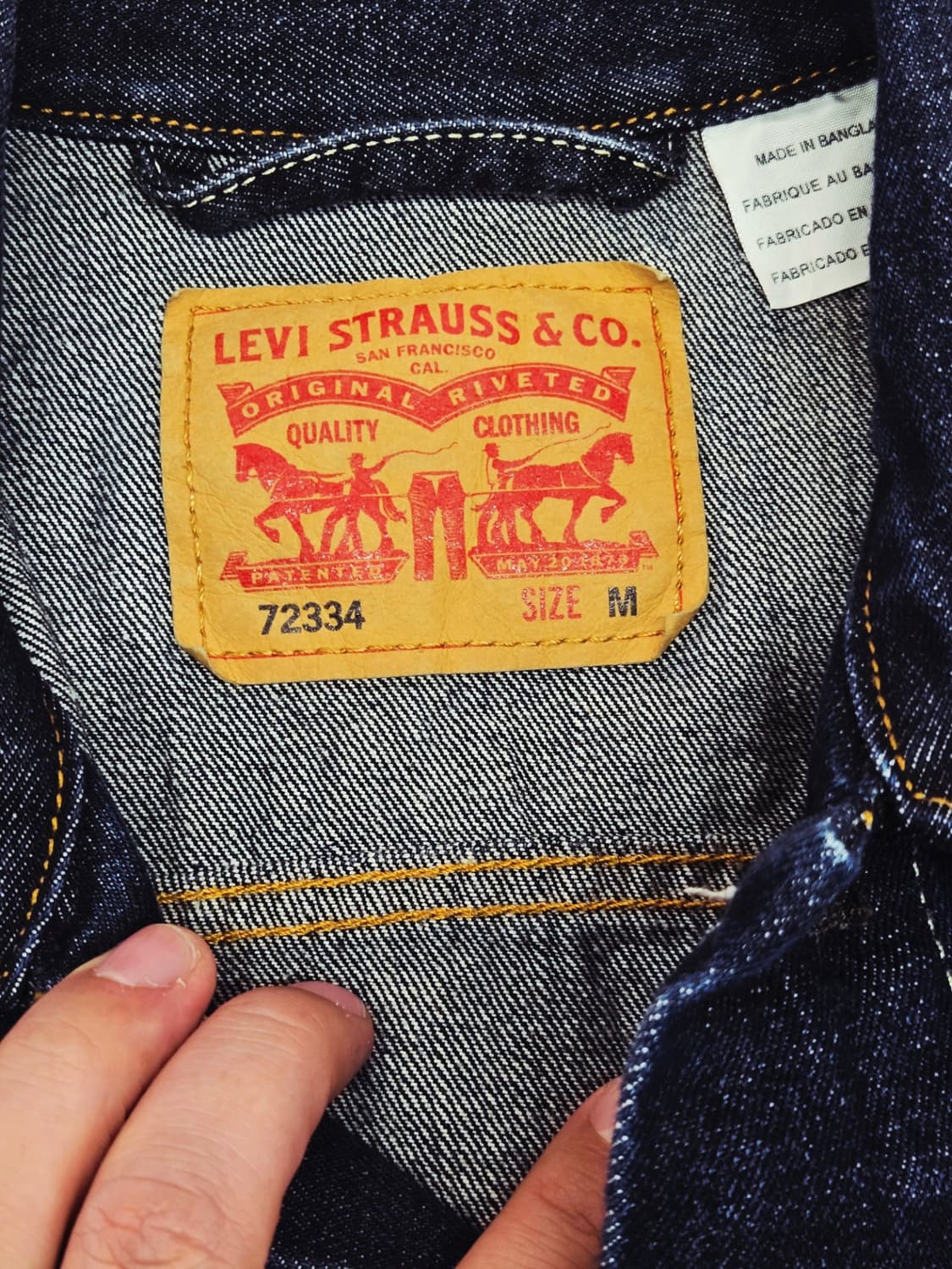 리바이스 청자켓 M 상품이미지8