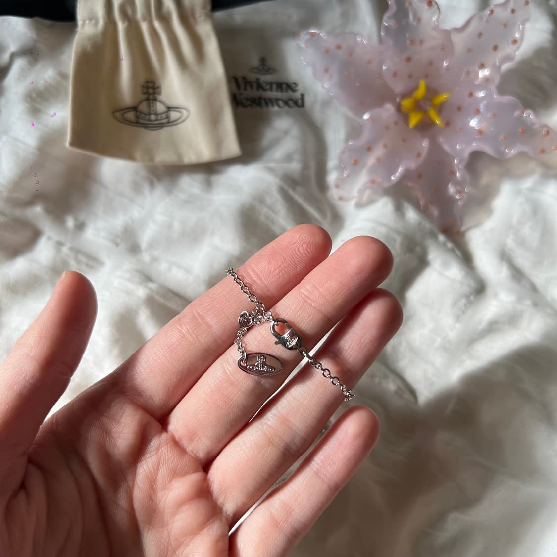 비비안웨스트우드 미니 바스 릴리프 네크리스 상품이미지5