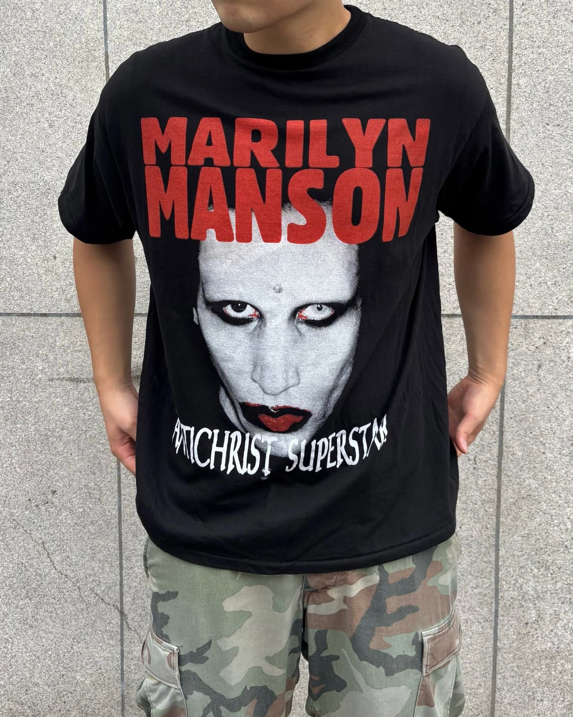 90s Marilyn Manson 반팔 티셔츠 상품이미지2