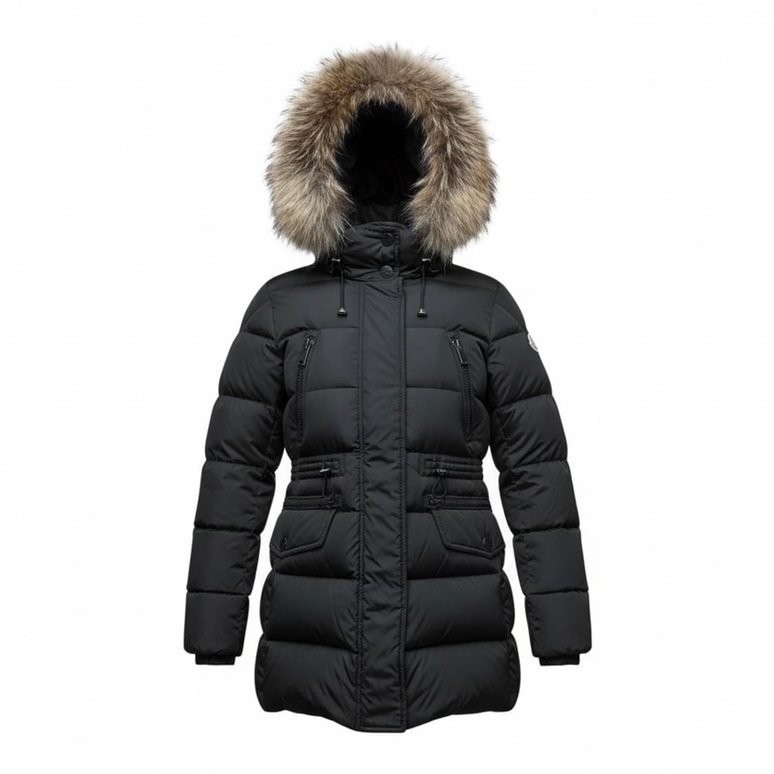 몽클레어 아프로티 폭스 퍼 롱패딩 상품이미지1