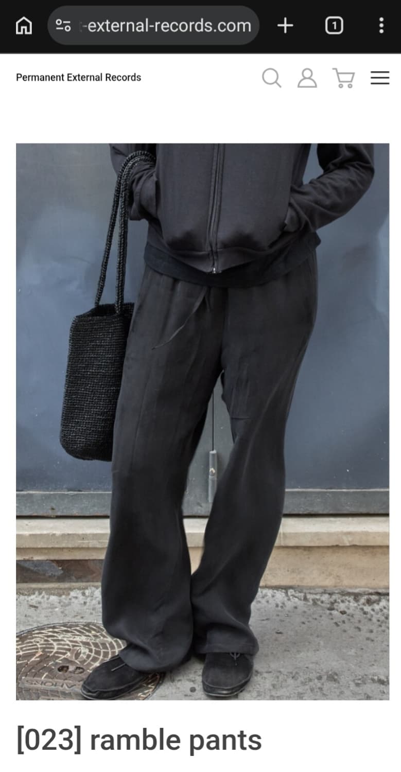 [2]머듈 램블팬츠 큐프라 상품이미지1