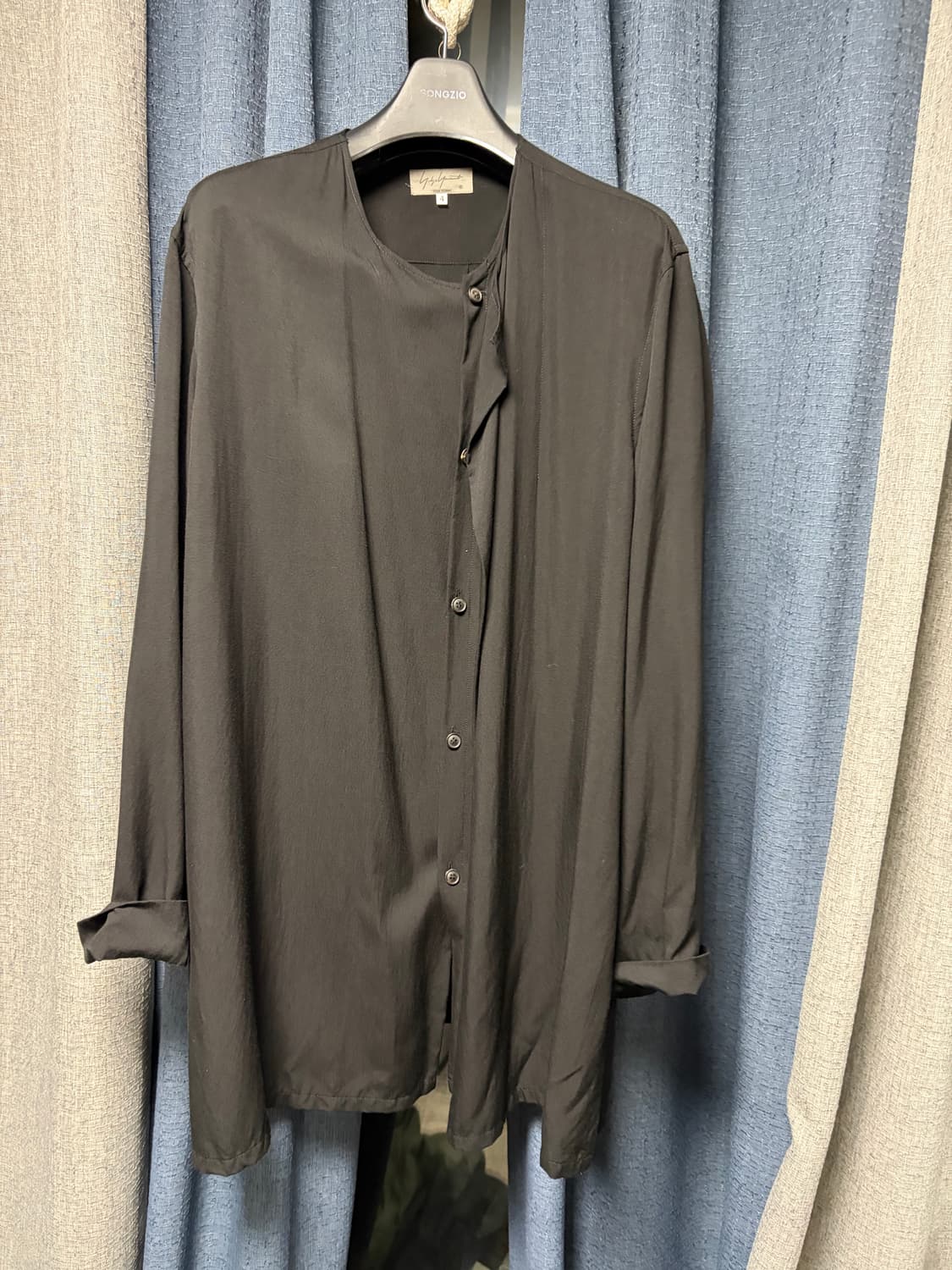 요지야마모토 쁘르옴므 레이온 셔츠겸용가디건 상품이미지1