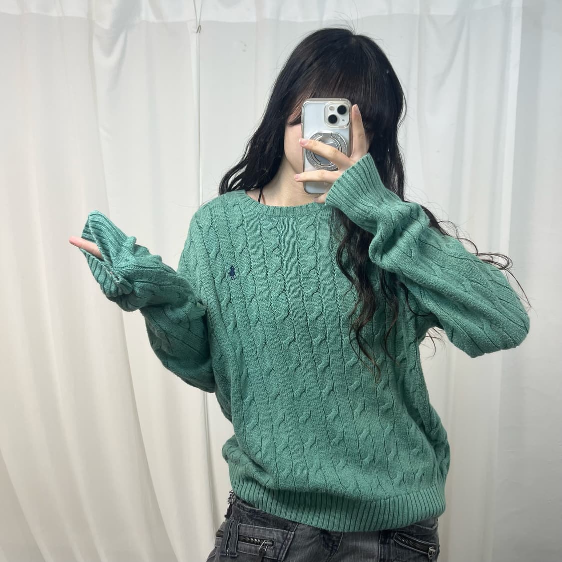 Polo Mint Cable Knit 상품이미지2