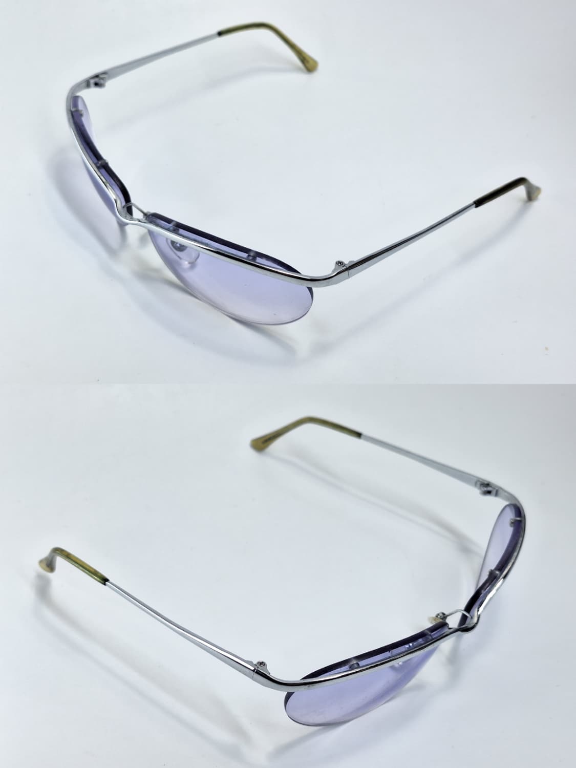 00s 일본 빈티지/실보 반무테 안경테 미니멀리즘 비즈니스 y2k 클래식 상품이미지7
