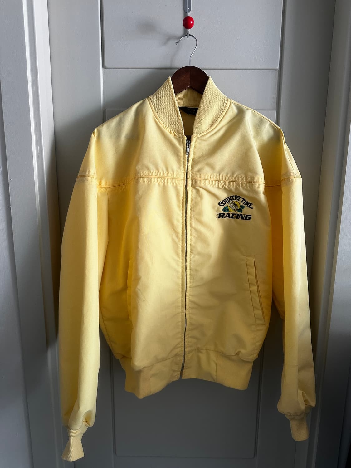 90s USA Racing 블루종 자켓 상품이미지4