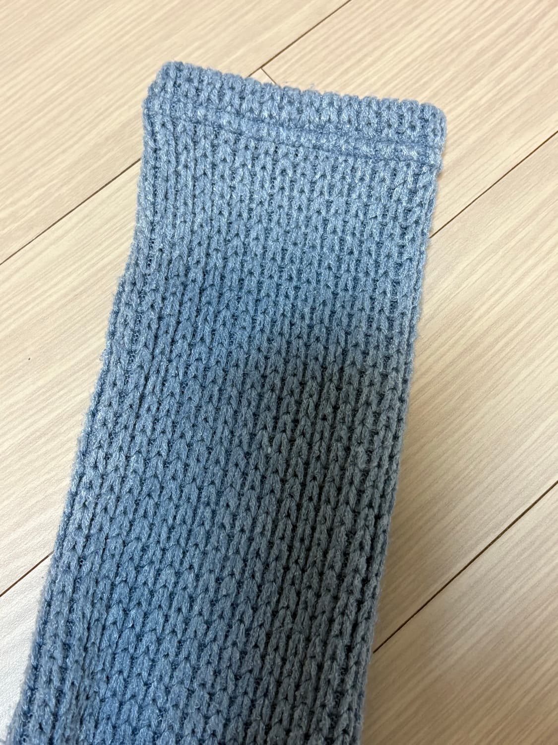 데비어퍼 ROMILY CUT-OUT HOODIE_SKY BLUE/GRAY 상품이미지6